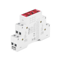 Voltmètre DC 3 voies, mini voltmètre modulaire à LED, stabilisateurs de tension 11V-310V DC, détecteur de tension à montage sur rail DIN, voltmètre Chayo