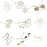Bracelet manchette spirale ouverte géométrique fleurie style punk avec diamants et placage électrolytique pour femme