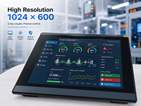 Mochuan Industrial - Pantalla Táctil HMI de 10.1 Pulgadas MC-H100ED, Interfaz Hombre-Máquina para Control Modbus, Sensor de Nivel de Tanque de Agua
