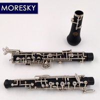 MORESKY Professional Customizable C Key Oboe Semi-Automatic Style ABS Resin Body Cupronickel Silver/Gold/Nickel-Plate S01 3.28