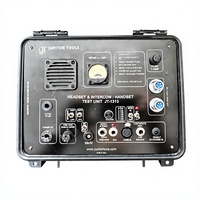 JUPITOR TOOLS Unité de test d'intercom pour casque JT-1313 Testeur de tonalité audio pour casque d'aviation Charge CC Nouveau Compatible ISO9001 Certifié 24/7