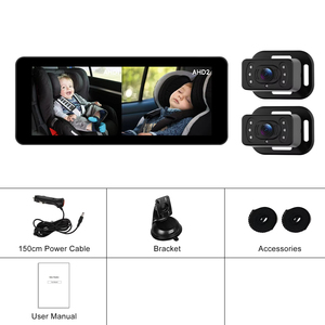 Caméra de voiture pour bébé Podofo 6,86 pouces pour siège arrière, installation facile, vision nocturne, moniteur vidéo pour bébé dans la voiture, fabricant leader de produits pour bébés - Product Image 6