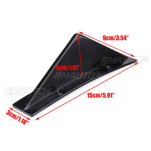 4 PCS Ailerons de Requin Universels pour Pare-chocs Arrière de Voiture, Cache-Diffuseur pour Benz W205 W204 W203 W211 W212 W117 C117 W176 C63 E63 - Product Image 6