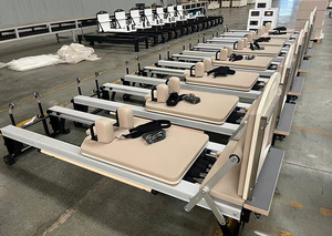 Cama de <span class=keywords><strong>Pilates</strong></span> Plegable Grande de Alta Calidad, Fabricada en Aleación de Aluminio, Equipo de <span class=keywords><strong>Pilates</strong></span> para Pérdida de Peso - Product Image 5