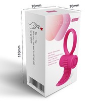 Anneau de Verrouillage pour Hommes, Anneau Vibrant Anti-Éjaculation et Amortisseur de Chocs Longue Durée pour Hommes et Femmes, Produit Adulte