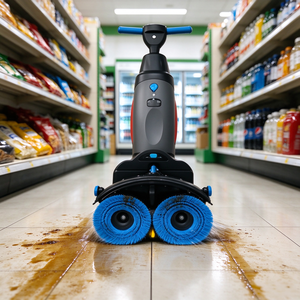 Nouvelle machine de nettoyage et de polissage de sols à eau froide, portative, alimentée par batterie, 120W, avec fonction de lustrage pour sols en marbre - Product Image 1