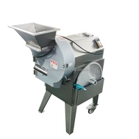 Multifunctionele groente- en fruitsnijmachine met motor, commerciële groentesnijder voor centrale keukens en voedselverwerkingsfabrieken