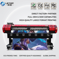 LETOP Fabrika 1600MM Poster Baskı Büyük Format Xp600 Makinesi