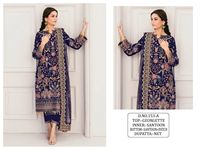 Georgette de nouvelle collection avec broderie séquentielle Costume de designer pakistanais à prix d'exportation du fournisseur indien