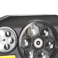 Projecteur de scène Bee Eye LED à tête mobile DMX512 avec laser couleur et stroboscope pour discothèque, bar, KTV