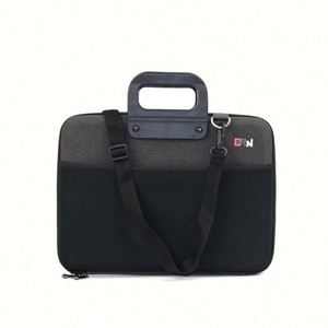 Modern Durable 13-15 Inch EVA Slim Laptop Briefcase with Dedicated <b>Tablet</b> Compartment <b>Waterproof</b> & Lightweight for Work Travel - Product Image 2