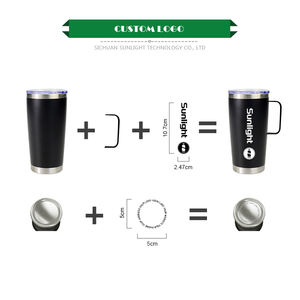 Tumbler <span class=keywords><strong>20</strong></span> oz in acciaio inox vuoto isolato tazza <span class=keywords><strong>20</strong></span> oz all'ingrosso tazza da viaggio personalizzata Logo campeggio boccale all'ingrosso - Product Image 5