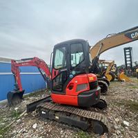 Mini-excavatrice en excellent état, 3,5 tonnes, moteur diesel U35, engin de construction sur chenilles, pompe hydraulique de haute qualité
