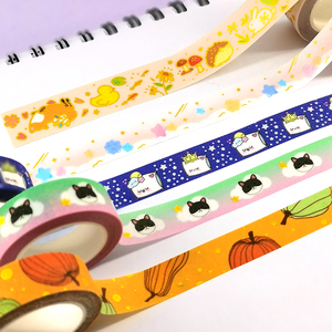 Trang trí long lanh văn phòng phẩm Kawaii in ấn <span class=keywords><strong>Washi</strong></span> Băng đặt nhà sản xuất - Product Image 5