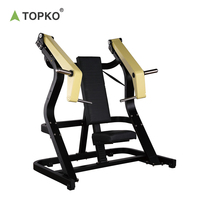 Machine de presse thoracique TOPKO, machine de presse d'établi 1050LBS avec bras convergents indépendants, banc d'inclinaison plat réglable pour poitrine