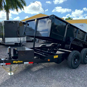 Hydraulic Dump <b>Trailer</b> Four Wheel Tractor for Construction PLC Core Components 3-Year Warranty High - Product Image 1