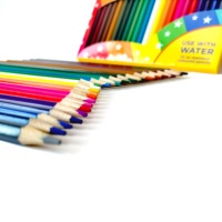Crayons de couleur 24 couleurs, haute qualité, personnalisation en gros, dessin pour étudiants, remplissage, cadeau de bureau, promotion