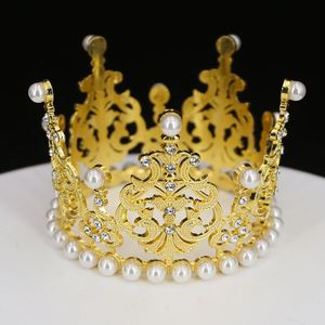 Ensemble de décorations de gâteaux en alliage en forme de couronne pour les fêtes d'anniversaire et de mariage, cadeaux pour les invités - Product Image 3