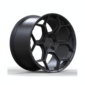 Rines de Aluminio Ligeros Forjados a Medida, Diseño de Malla en Y, Color Plata Hiperbrillante, para Carreras - Product Image 1