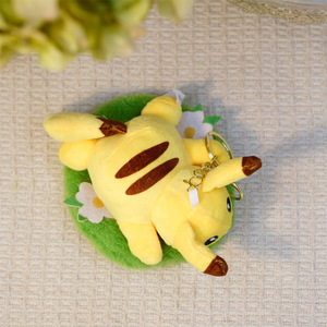 Vente en gros de pendentifs porte-clés en peluche Bulbasaur, Jigglypuff, Eevee, Charmander, 10 cm - Product Image 5