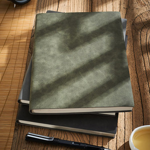 Soft Copy A4 Large Business <b>Diary</b> Hardcover Leather <b>Notebook</b> with Custom Logo Thermal Binding 100 Sheets Gift - Product Image 2