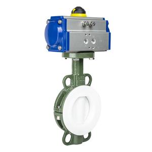 Válvulas Neumáticas de Acción Simple de Acero Inoxidable COVNA con Actuador Neumático de Aire EPDM de 4'' - Product Image 2