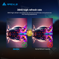 Écran d'affichage LED transparent ultra-fin pleine couleur P6.25, écran cristallin, ultra haute luminosité, film flexible pour centre commercial de vente au détail