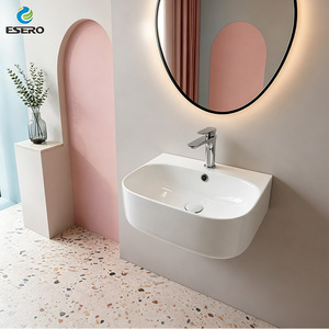 Lavabo rectangulaire en céramique OEM personnalisé pour salle de bain, idéal pour les développeurs d'appartements - Product Image 3