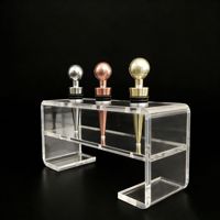 Ensemble de bouchons à vin personnalisés en Lucite pour Shabbat, Judaica, avec support à 3 trous, cadeau pour Rosh Hashanah, Purim, Pessa'h, Shavuot