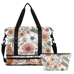 Wholesale Lightweight Carry on Nylon Waterproof Zipper Duffle Bag Luggage Luxury Custom Women Travel Bag - Product Image 2
