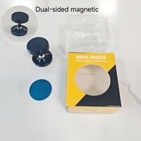 Support magnétique pour téléphone portable Mini Gym 360 °   Support de téléphone portable rotatif à double aimant, support flexible et étanche pour téléphone
