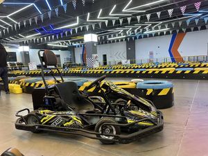 48V1000W 미드마운트 모터 전기 고 카트 키트, 도매상 핫 세일 22AH 고 카트 유압 디스크 브레이크 13 세 이상, 노란색 - Product Image 2