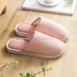 Pantuflas de Casa para Interiores, Familiares, para Invierno, Verano y Otoño, Cómodas, de Algodón y Lino, para Hombres y Mujeres, para Dormitorio - Product Image 6