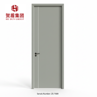 Puerta Interior de Madera Maciza Pintada, Versátil y Duradera, con Aislamiento Acústico, Apertura Lateral y RAL Personalizado para Dormitorio