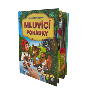 Cuốn sách âm thanh tương tác cho trẻ em câu chuyện nhân vật động vật, nút trò chơi âm nhạc được chứng nhận đồ chơi an toàn - Product Image 3