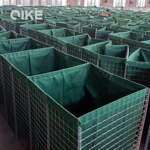 Barrera de Defensa Recuperable Galvanizada Rellena de Arena, Muro de Contención de Seguridad, Sacos de Arena, Baluarte Defensivo Portátil, Malla Soldada - Product Image 4