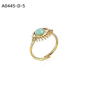 Anillo de Moda con PIEDRA NATURAL A0445 para Mujer, Joyería de Alta Calidad - Product Image 5