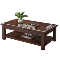 Table basse élégante en bois de style vintage, design moderne pour la maison, le bureau, le salon, meubles élégants pour canapé, panneau en bois