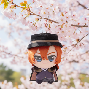 5 modèles de figurines en peluche de style japonais <span class=keywords><strong>Bingo</strong></span> Stray Dogs, poupée en peluche, pendentif, accessoires, breloques pour sac, porte-clés en peluche - Product Image 4