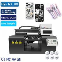 Nouvelle technologie, imprimante jet d'encre UV 3040 A3 pour bois massif, PVC, verre, gobelets et production artisanale