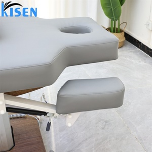 Fauteuil d'examen esthétique électrique professionnel KISEN pour salon de beauté, table à cils, lit de massage électrique inclinable pour cosmétiques - Product Image 5