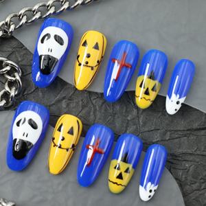 Uñas postizas acrílicas 3D de alta calidad, estilo ataúd/cuadradas, largas, de presión manual, precio de fábrica al por mayor - Product Image 2