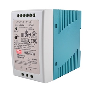 แหล่งจ่ายไฟแบบราง DIN รุ่น MDR-60 และ MDR-100 ของ MEAN WELL แรงดัน 12V 24V 48V กำลังไฟ 60W 100W สำหรับแผงควบคุ<span class=keywords><strong>ม</strong></span>และระบบอัตโน<span class=keywords><strong>ม</strong></span>ัติ - Product Image 3