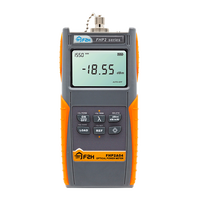 Puissancemètre optique numérique rechargeable haute précision adapté aux fibres monomodes et multimodes (modèles FHP2A04/FHP2B04)