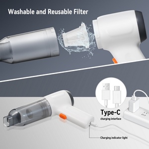 Custom Logo Handheld Vacuum Multifunctional <b>Car</b> Cleaner 3in1 Vacuuming Blowing Dust <b>Inflation</b> Portable Cordless Vacuum - Product Image 2