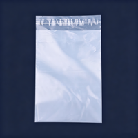 Sac auto-adhésif entièrement biodégradable pour la protection de l'environnement, sac mat pour la logistique express, idéal pour l'emballage de vêtements et de pantalons.