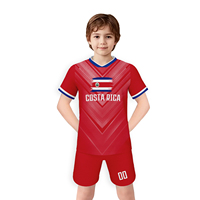 Camiseta de Fútbol para Niños en Oferta, Transpirable, de Poliéster, Cuello en V, Secado Rápido, Elástica, Versión para Jugadores, para Adolescentes, Niños y Niñas, Personalizable