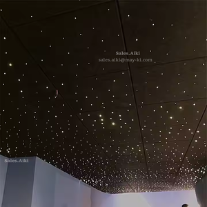 Starry RGBW Twinkle Générateur de Lumière LED Panneau Acoustique en Bois pour Lustre Starlight <span class=keywords><strong>Plafond</strong></span> Fibre Optique Effet Étoile - Product Image 2
