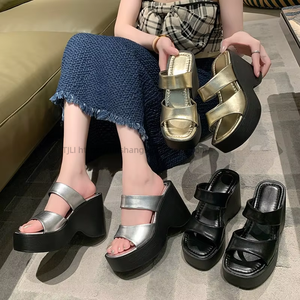 Sandali <span class=keywords><strong>con</strong></span> <span class=keywords><strong>Zeppa</strong></span> Sportivi Estivi Nuovi da Donna, <span class=keywords><strong>Scarpe</strong></span> <span class=keywords><strong>con</strong></span> Plateau, Vendita all'Ingrosso dalla Fabbrica - Product Image 4