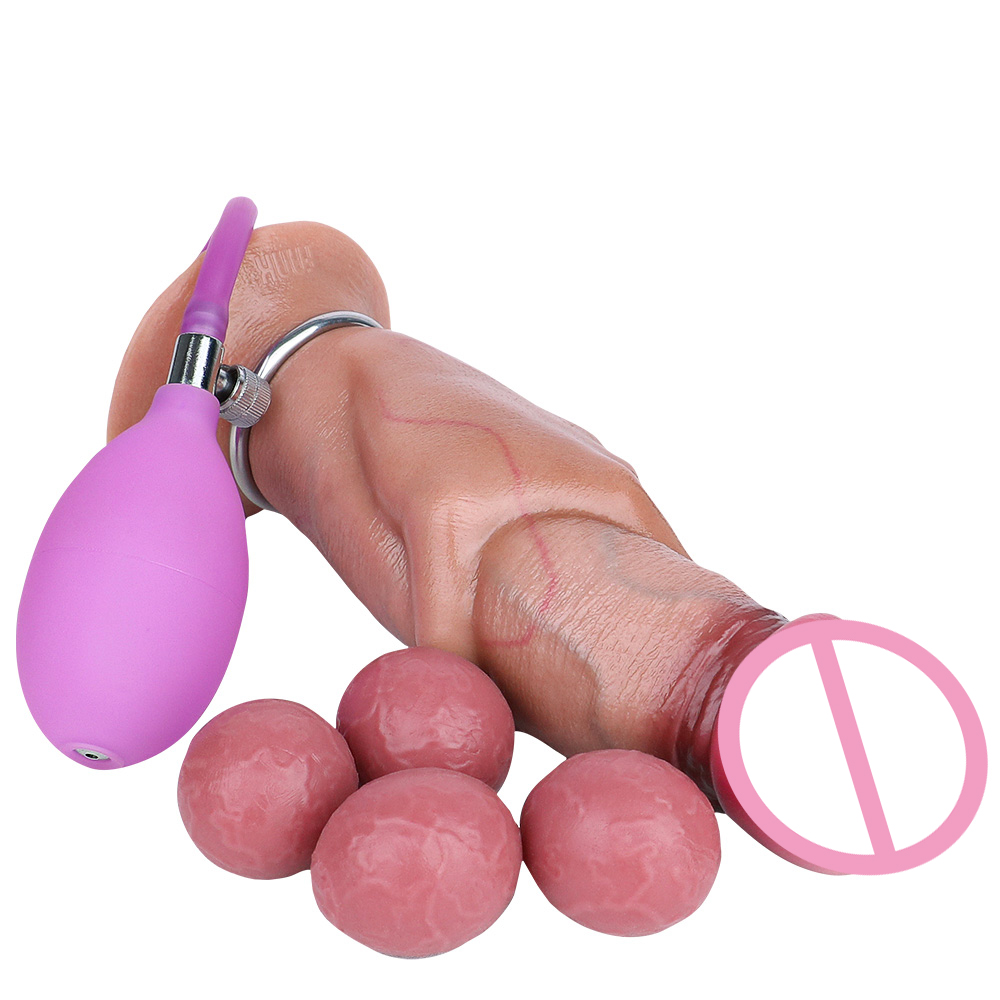 oviposter sex toy FAAK Fantasy Pneumatic Ovipositor Anal Sex Toys Lay Eggs Dildos Silicone  Vaginal Balls Butt Plug Adult Games Masturbators main image 0